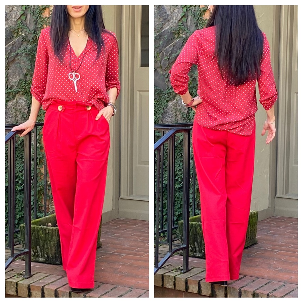 ✨LAST ONE✨Red polka dot tunic top - Picture 8 of 8
